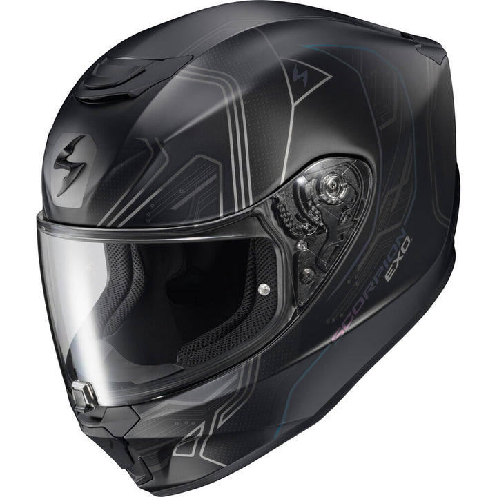 SCORPION EXO EXO-R330 Bendr Helmet Black - Front Left Side View