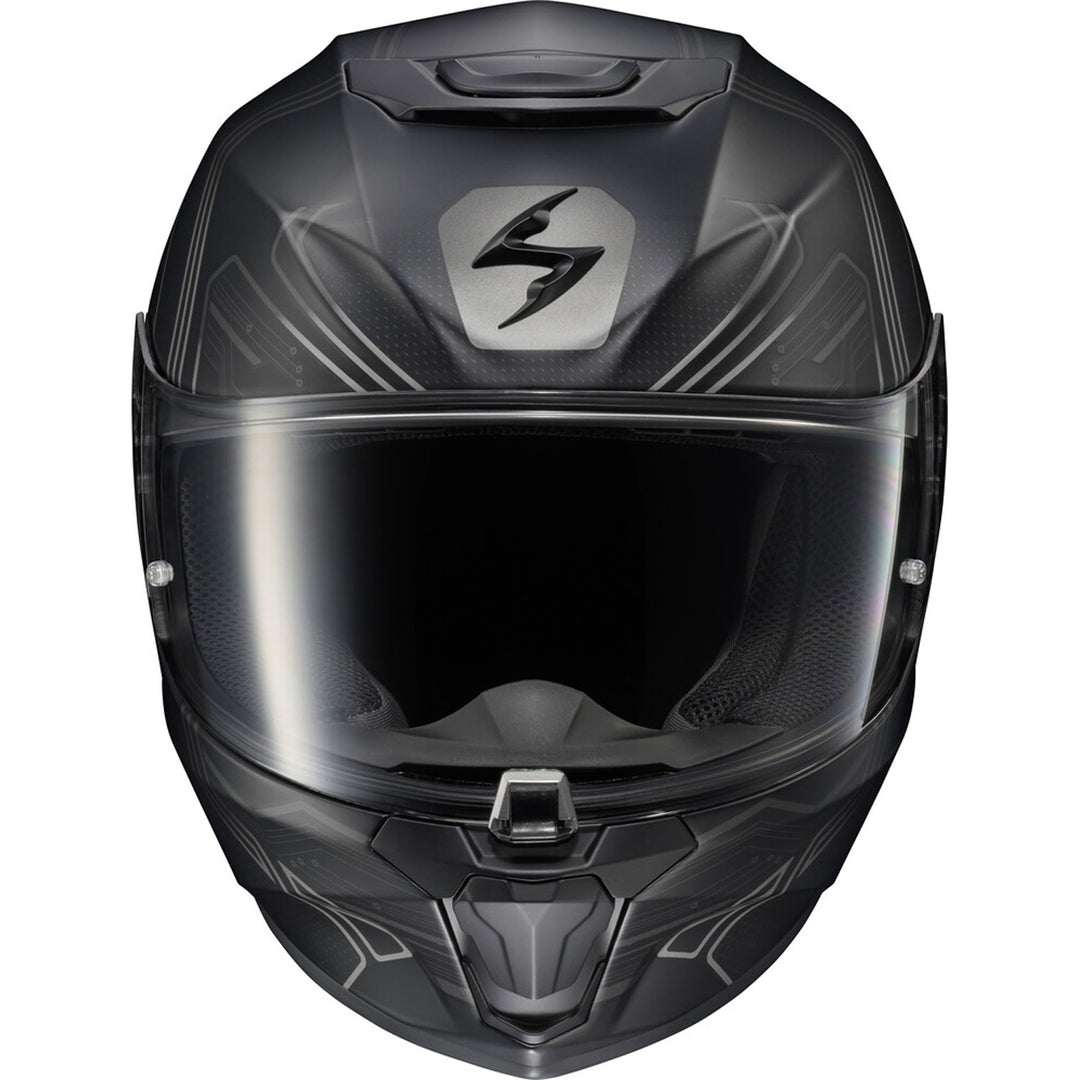 SCORPION EXO EXO-R330 Bendr Helmet Black - Front View