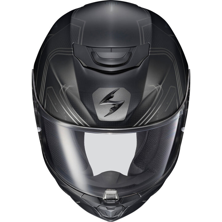 SCORPION EXO EXO-R330 Bendr Helmet Black - Front Top View