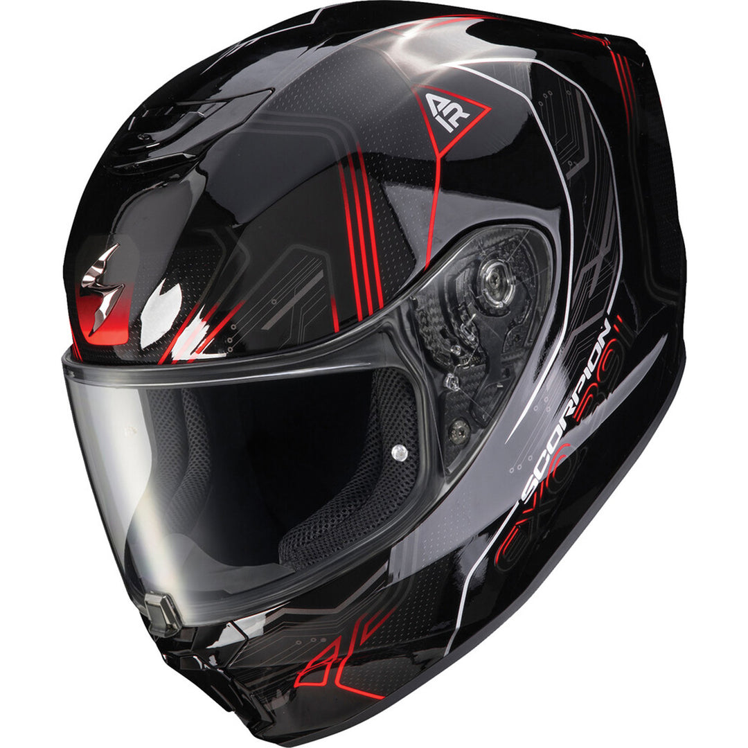 SCORPION EXO EXO-R330 Bendr Helmet Red - Front Left Side View
