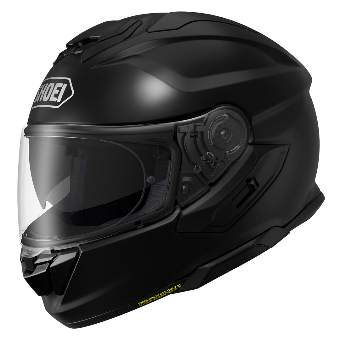 Shoei GT-Air 3 Solid Helmet Pearl Black - Front Side View