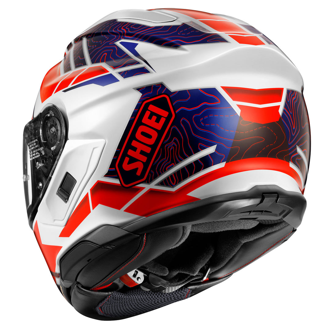 Shoei GT-Air 3 Hike Helmet TC-10 - Rear Side View