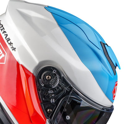 Shoei GT-Air 3 Lilt Helmet TC-10 - Close-Up Side View of Top Vents