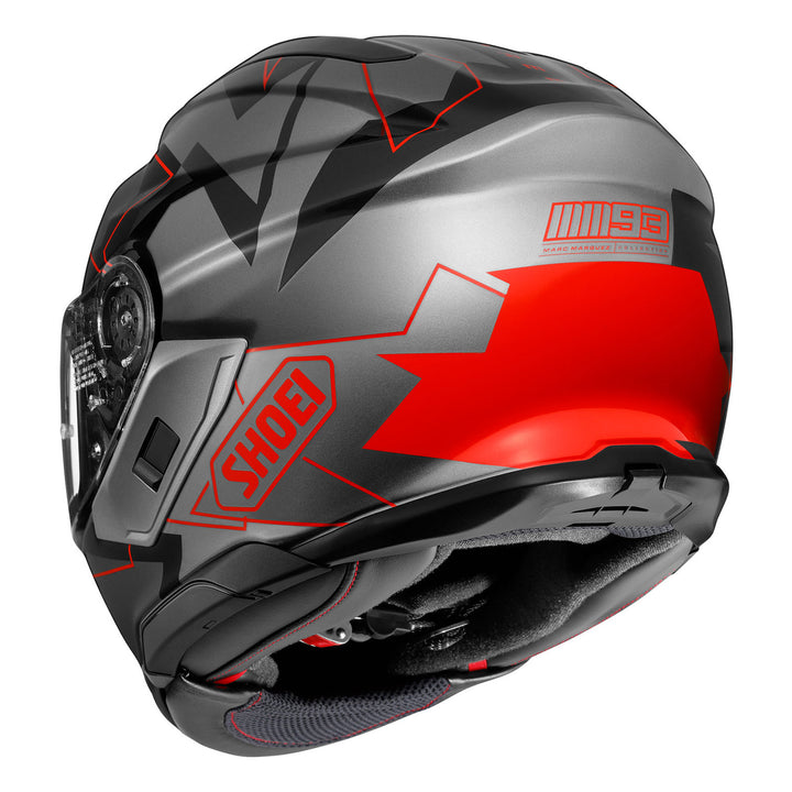 Shoei GT-Air 3 MM93 Grip Helmet TC-1 - Rear Side View