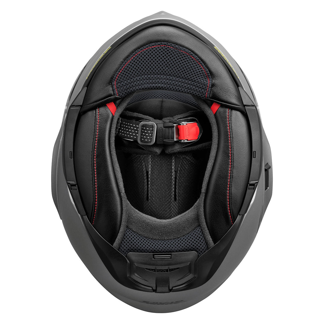 Shoei GT-Air 3 Solid Helmet Matte Deep Grey - Bottom Up View