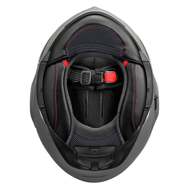 Shoei GT-Air 3 Solid Helmet Matte Deep Grey - Bottom Up View