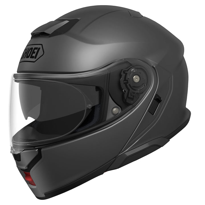Shoei Neotec 3 Solid Helmet Matte Deep Gray - Front Side View