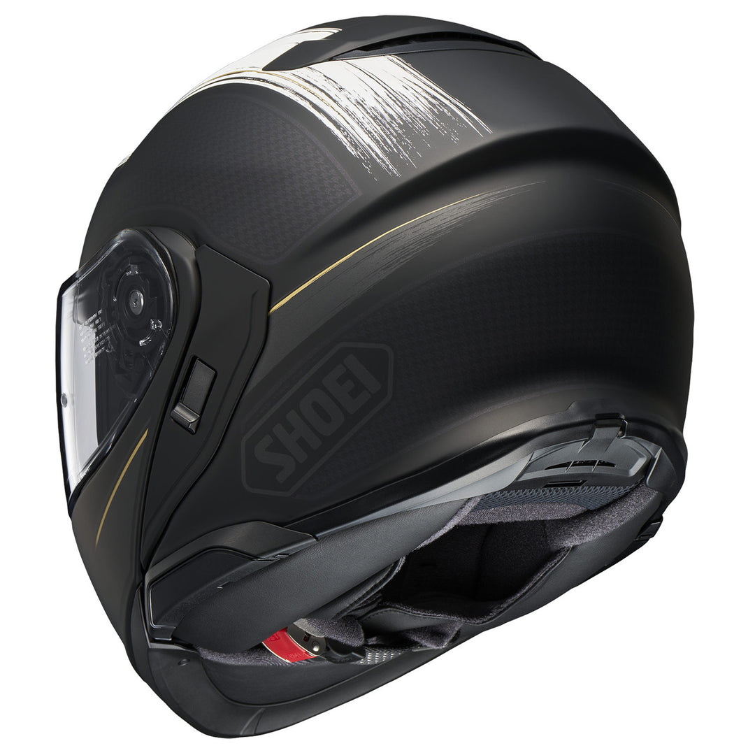 Shoei Neotec 3 Satori Helmet TC-5 Matte - Rear Side View
