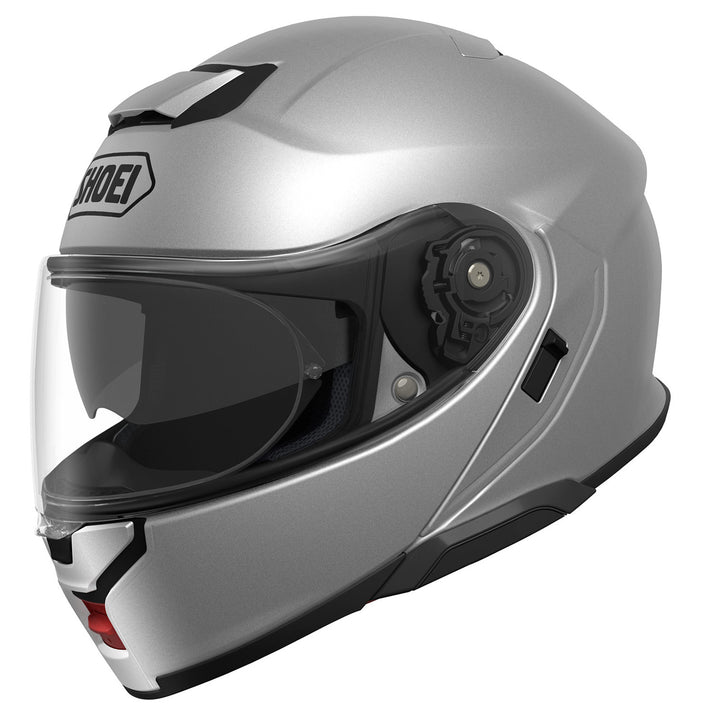 Shoei Neotec 3 Solid Helmet Light Silver - Front Side view