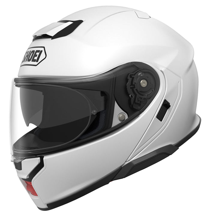 Shoei Neotec 3 Solid Helmet White - Front Side View