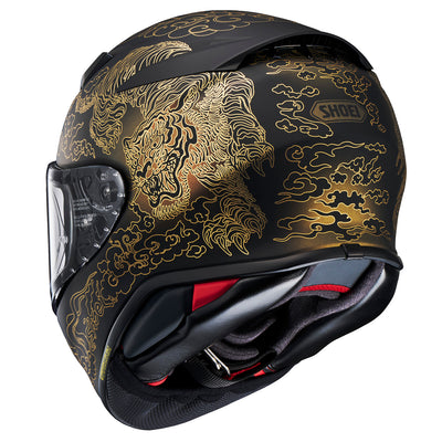 Shoei RF-1400 Fearless Helmet TC-5 - Rear Side View