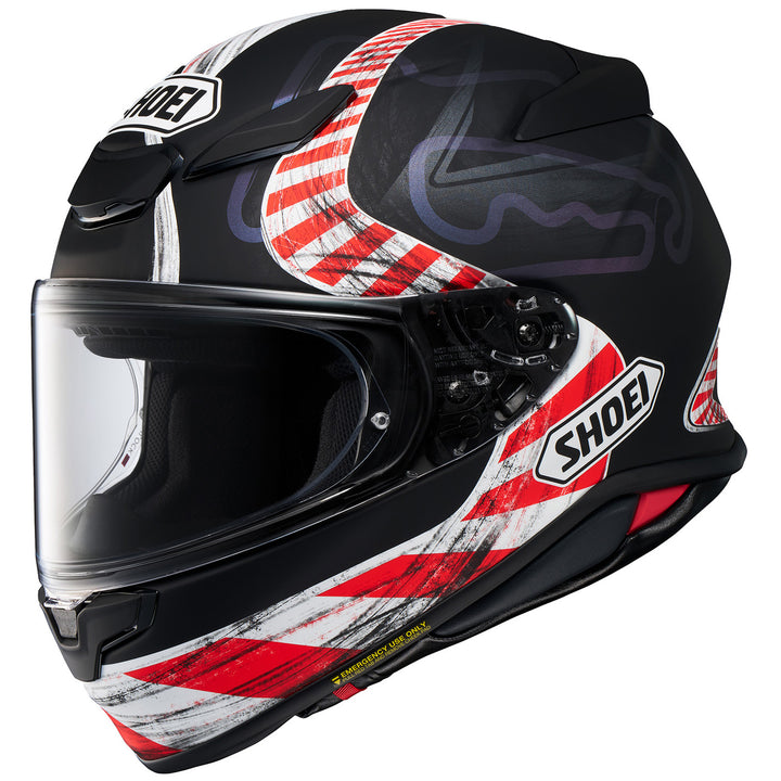 Shoei RF-1400 Knee Down Helmet TC-5 - Front Left Side View