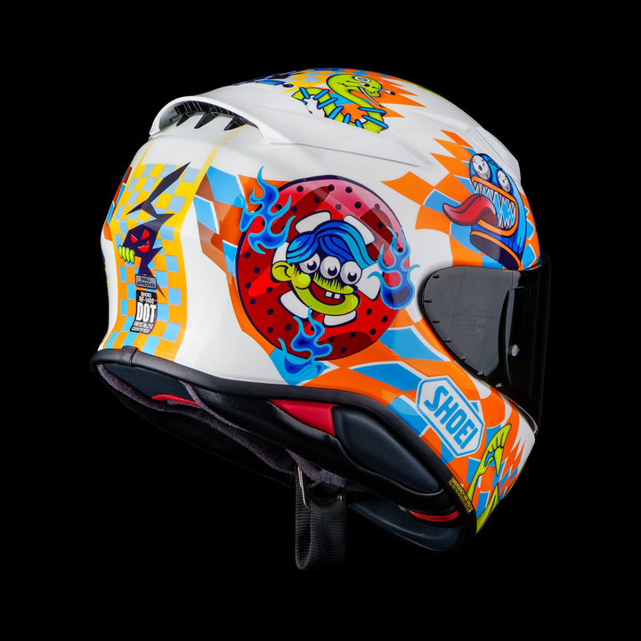 Shoei RF-1400 Yagyo Helmet TC-2 - Rear Right Side View