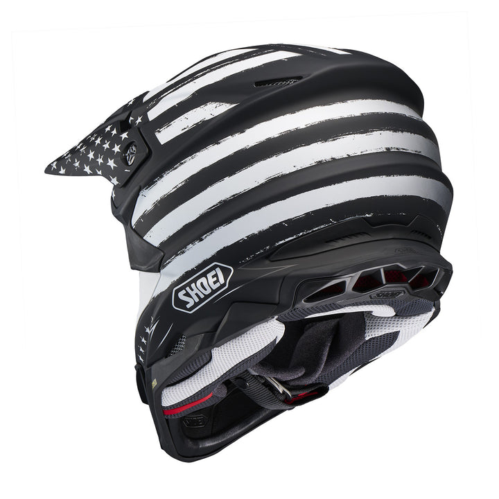 Shoei VFX-EVO Faithful 2 Helmet TC-5 - Rear Left Side View