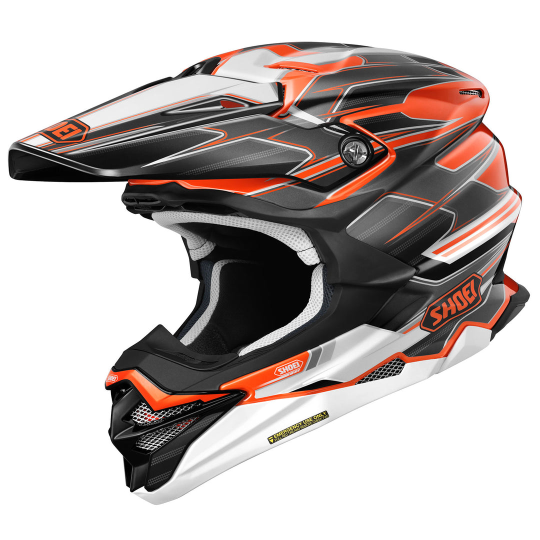 Shoei VFX-EVO Sparkle Helmet TC-8 - Front Side View