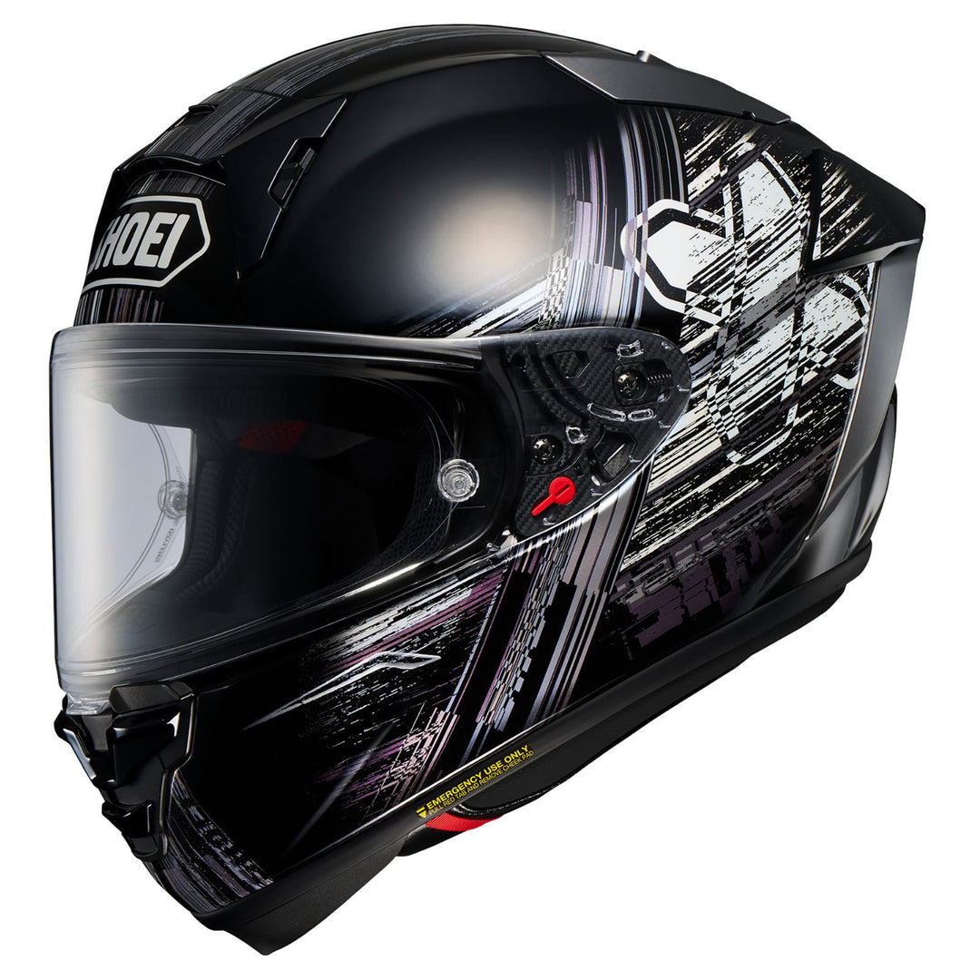 Shoei X-15 Cross Logo Helmet - Front Left Side View