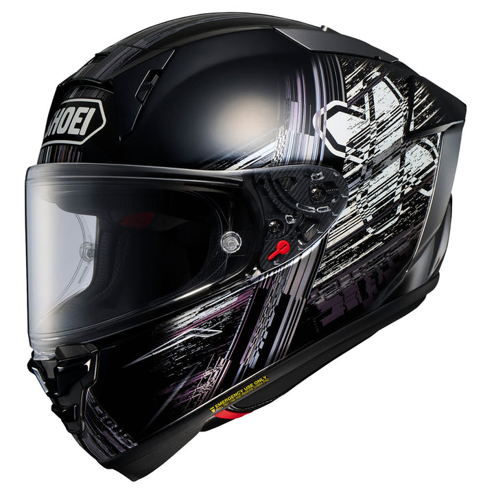 Shoei X-15 Cross Logo Helmet - Front Left Side View