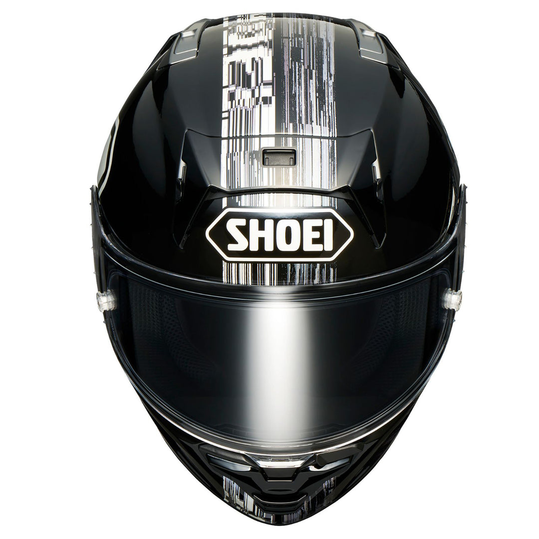 Shoei X-15 Cross Logo Helmet - Front Top View