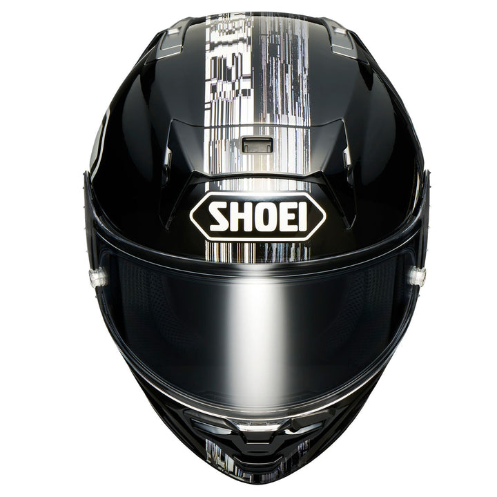 Shoei X-15 Cross Logo Helmet - Front Top View