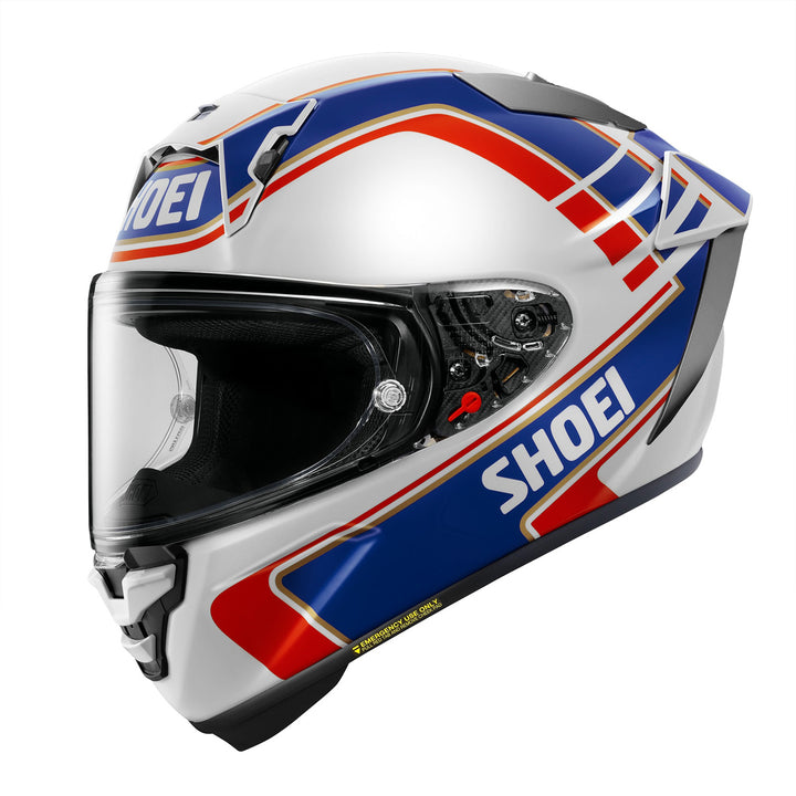 Shoei X-15 Gardner Helmet TC-2 - Front Side View