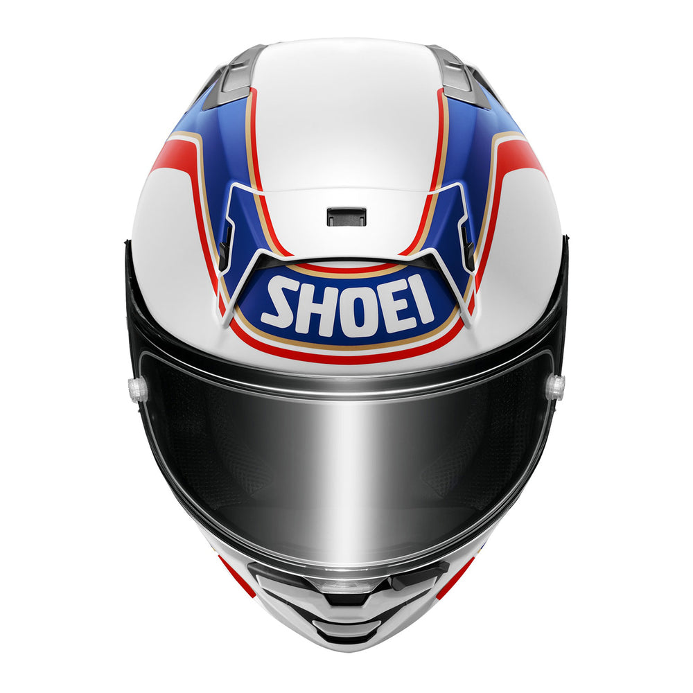 Shoei X-15 Gardner Helmet TC-2 - Top Front View