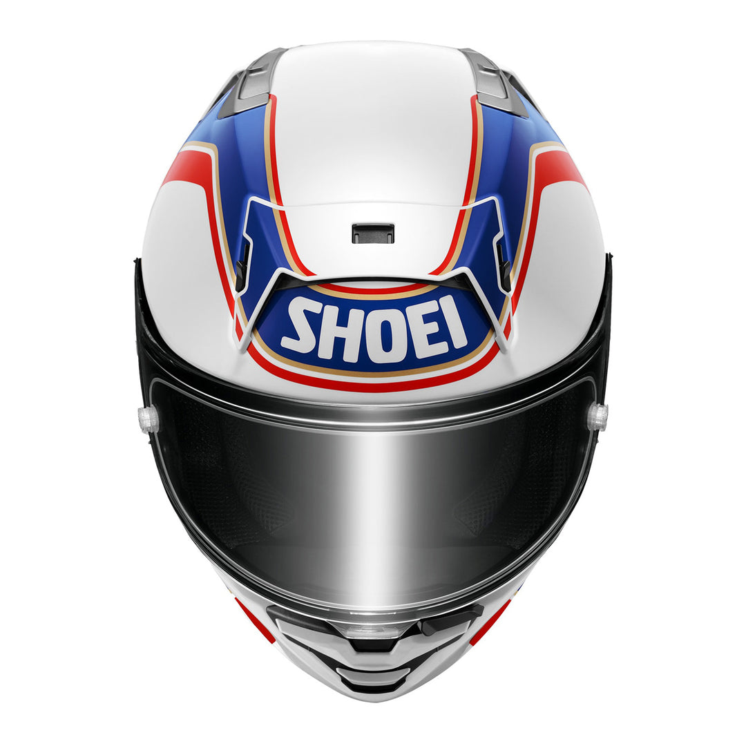 Shoei X-15 Gardner Helmet TC-2 - Top Front View