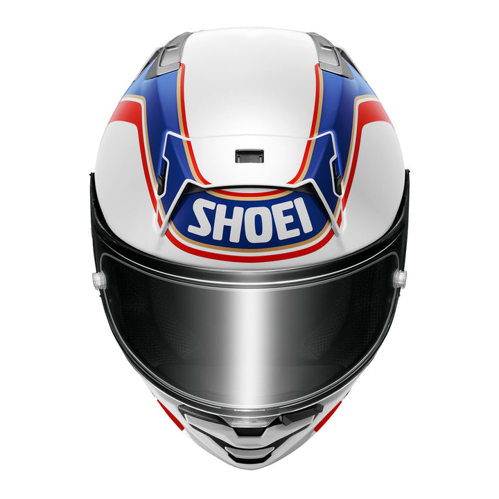 Shoei X-15 Gardner Helmet TC-2 - Top Front View