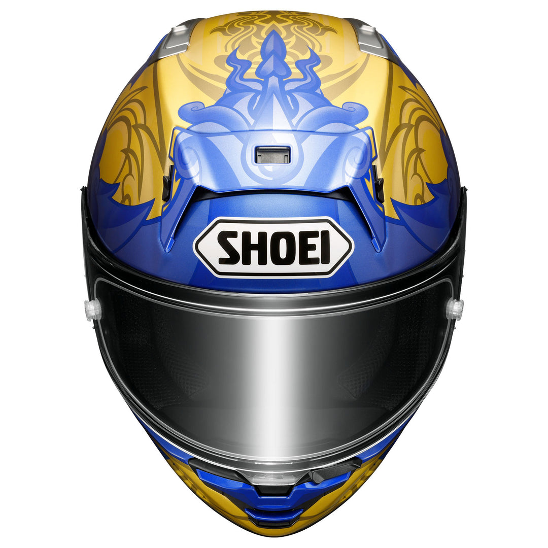 Shoei X-15 Marquez Thai Helmet - Front Top View