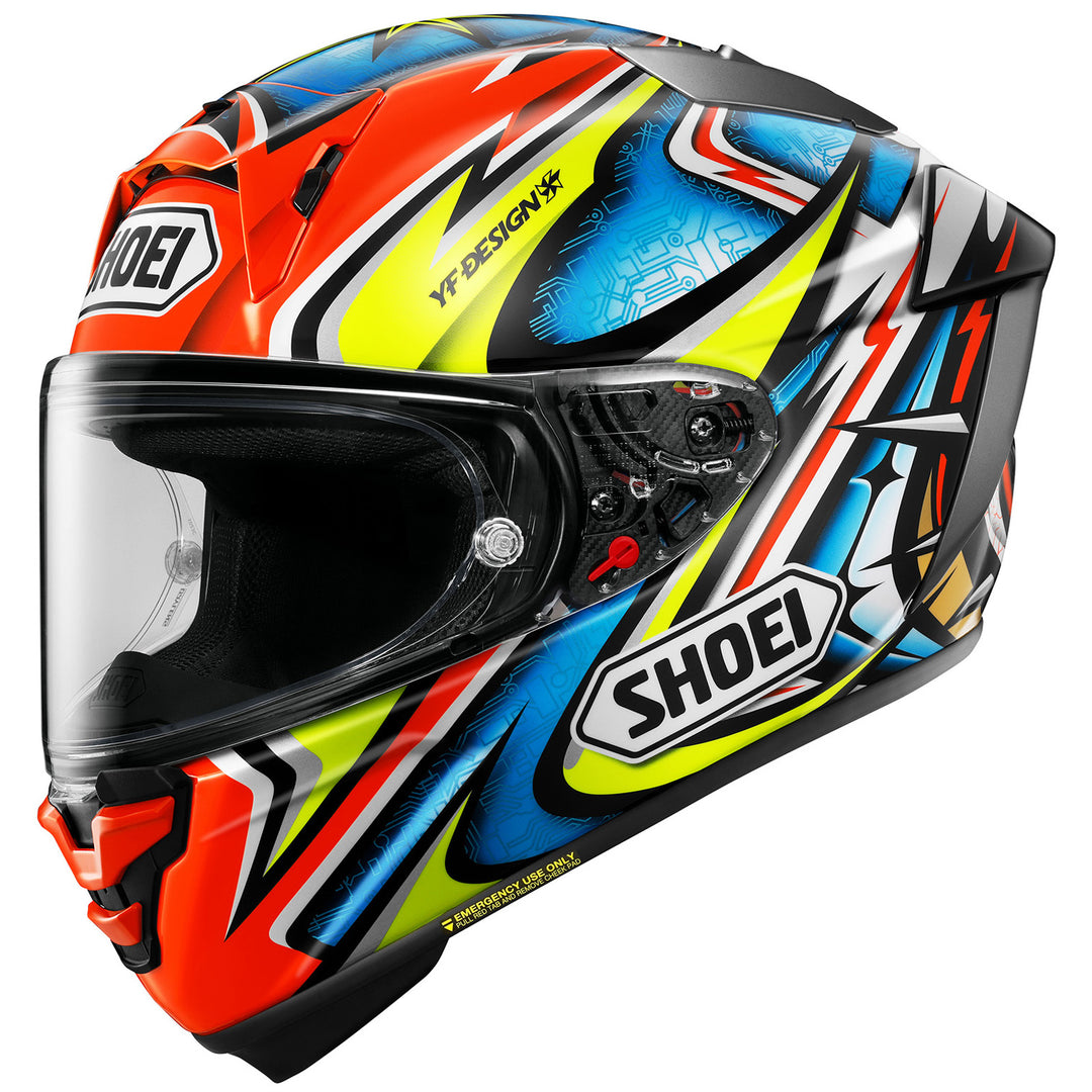 Shoei X-15 Daijiro Helmet TC-1 - Front Left Side View