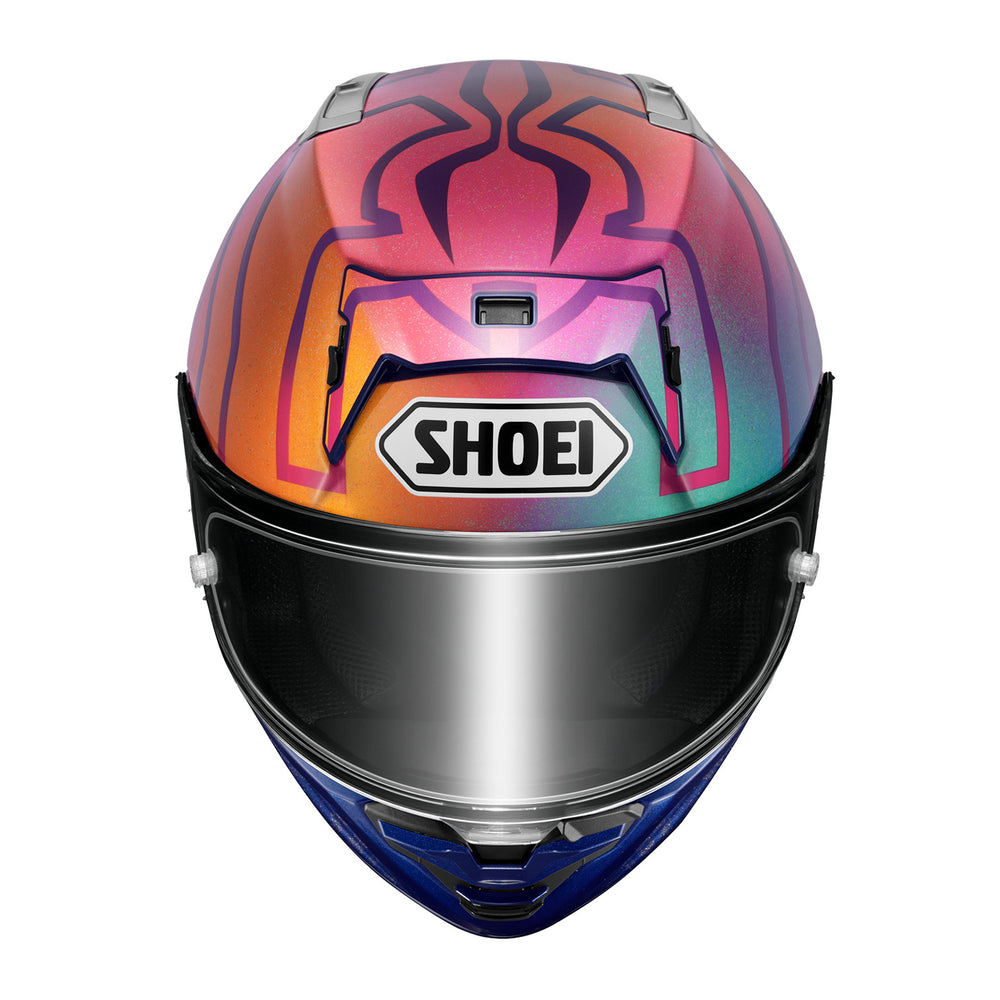 Shoei X-15 Marquez Holi Helmet TC-1 - Front Top View