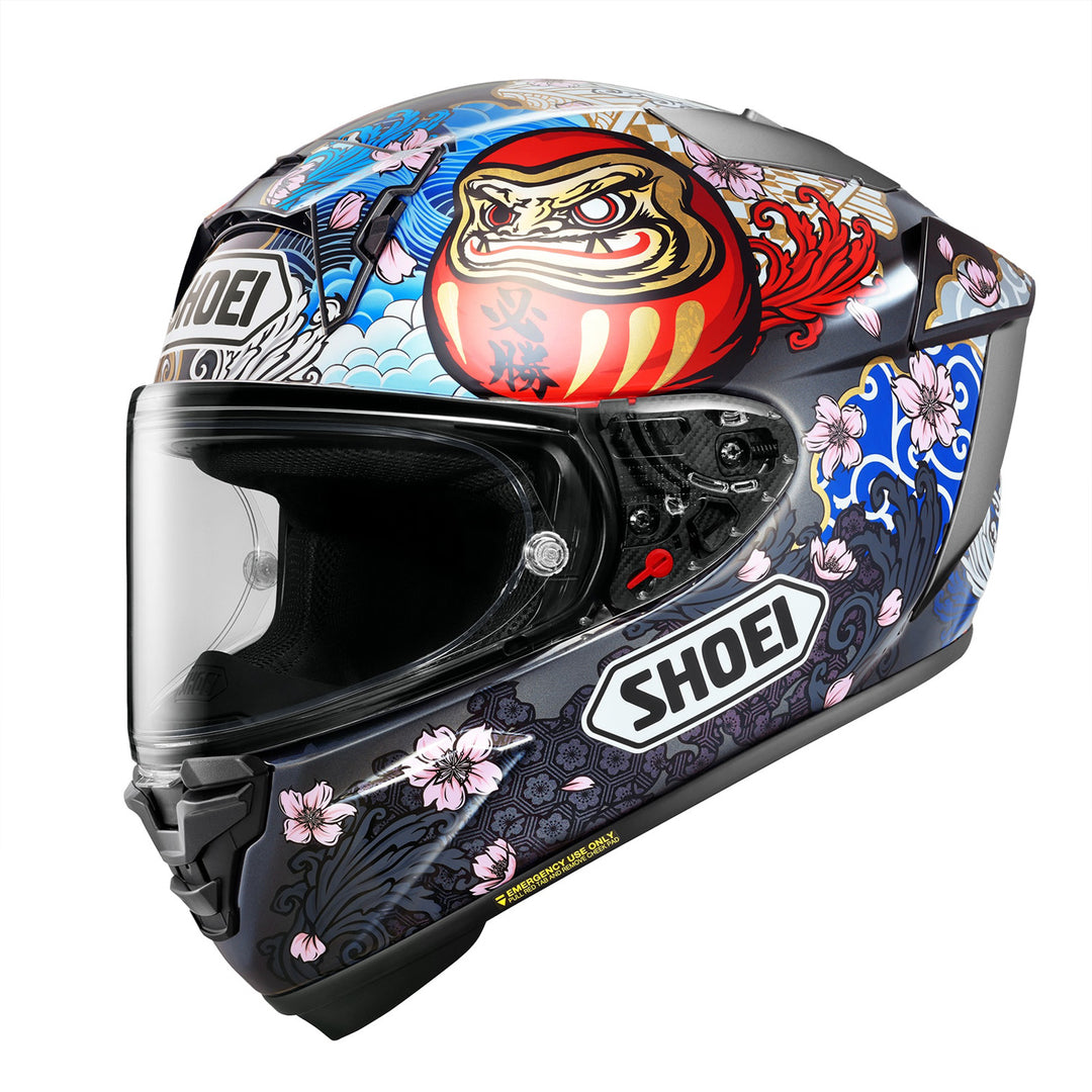 Shoei X-15 Marquez Motegi 5 Helmet TC-1 - Front Left Side VIew