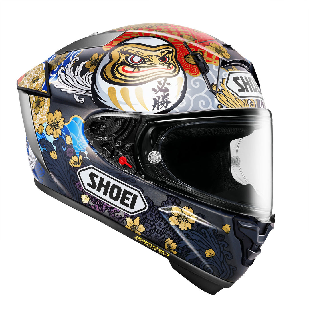 Shoei X-15 Marquez Motegi 5 Helmet TC-1 - Front Right Side View