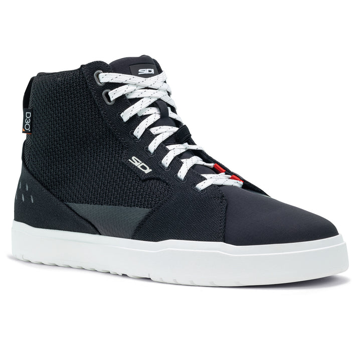 Sidi ARX Air Riding Shoes Black/White - Front Side View