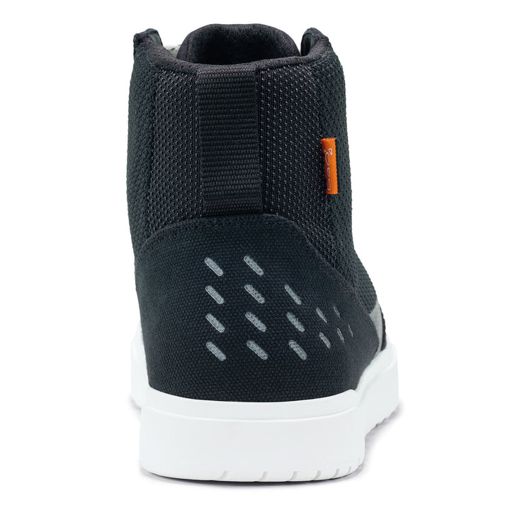 Sidi ARX Air Riding Shoes Black/White - Rear View