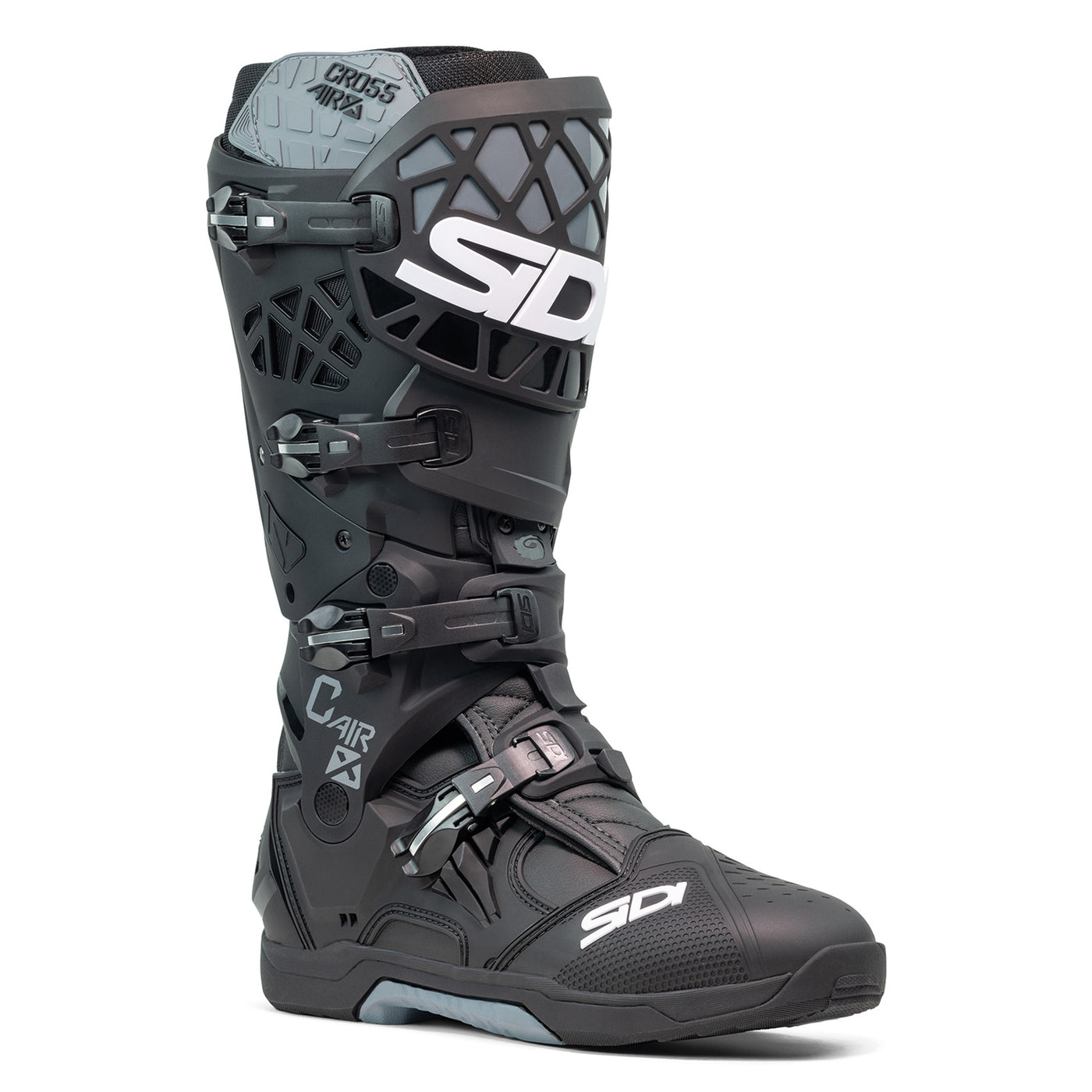 Sidi Crossair X Boot Black/Black - Front Side View