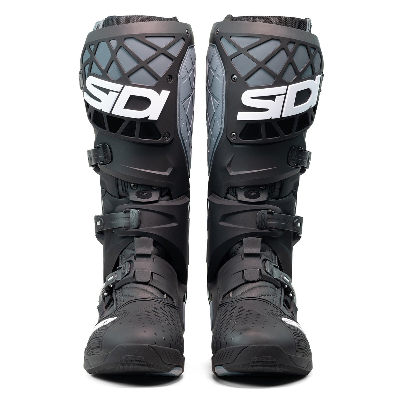 Sidi Crossair X Boot Black/Black - Front View of Pair