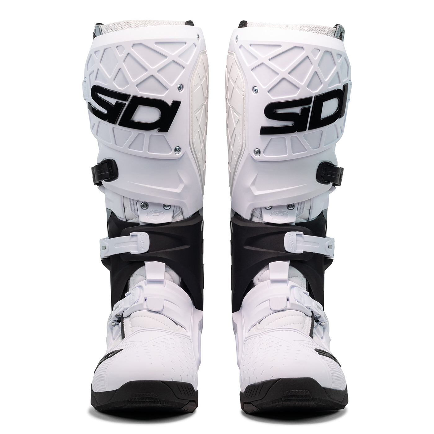 Sidi Crossair X Boot White/Black - Front View of Pair