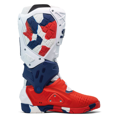 Sidi Crossair X Boot White/Navy/Red - Inner Side View