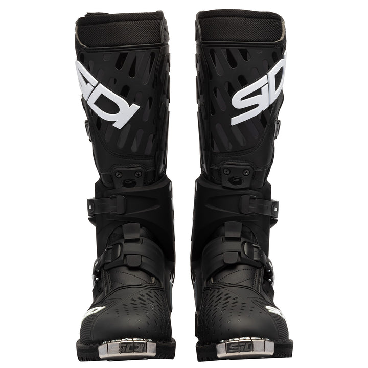 Sidi Crossair HD Enduro Boots Black - Front View of Pair