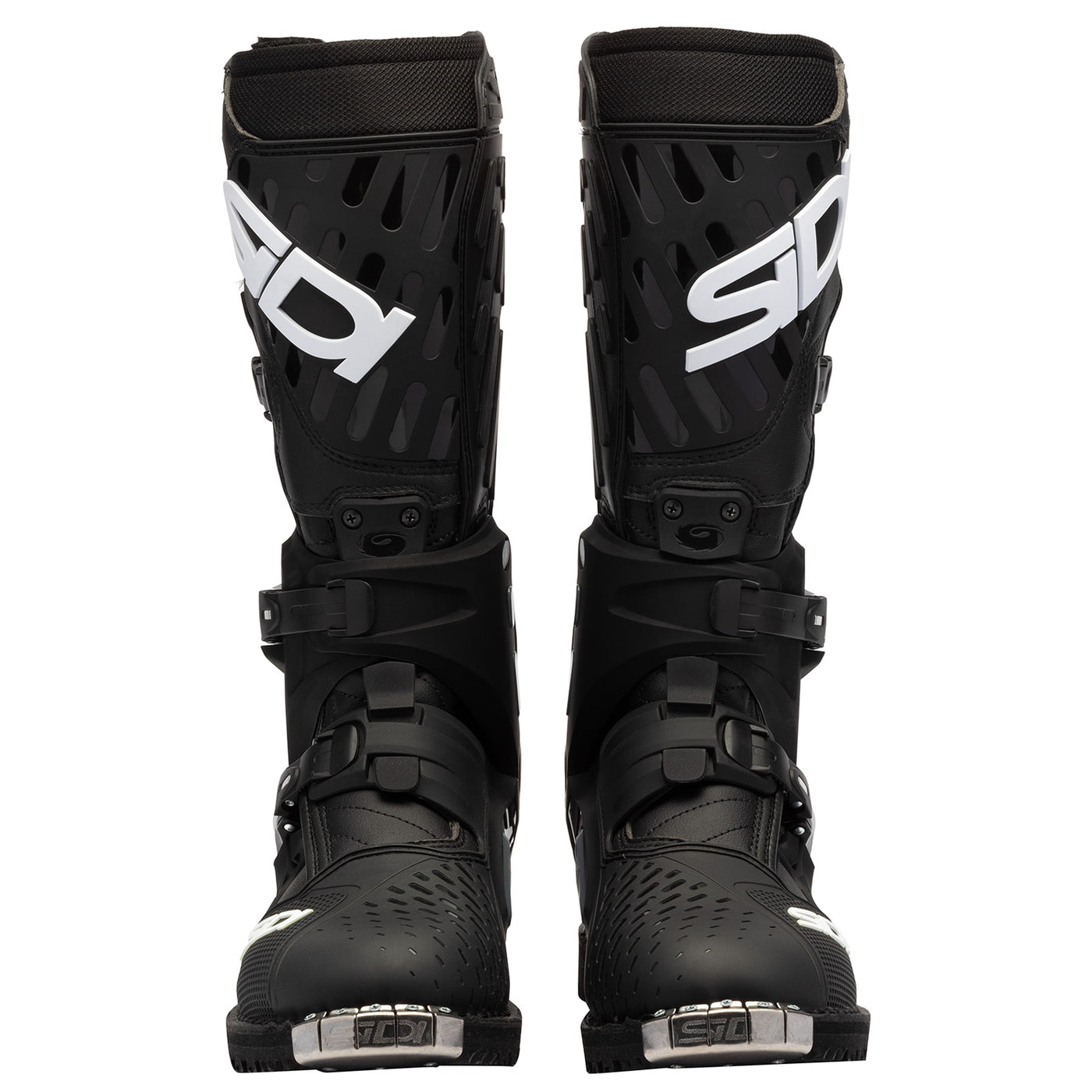 Sidi Crossair HD Enduro Boots Black - Front View of Pair