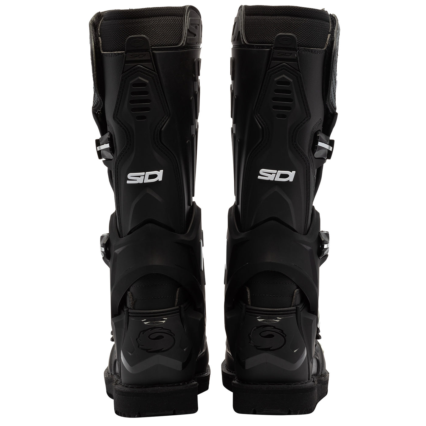 Sidi Crossair HD Enduro Boots Black - Rear View of Pair