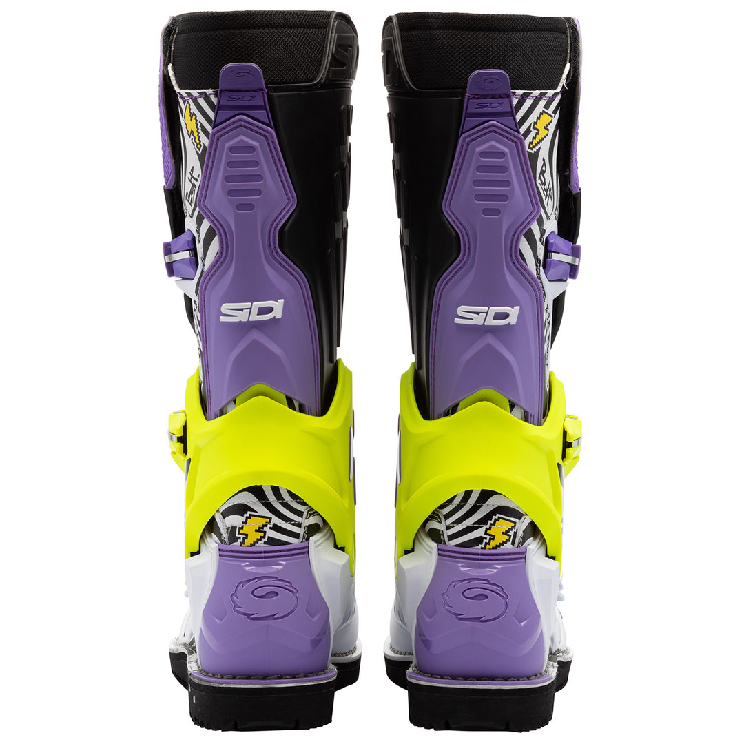 Sidi Crossair HD Enduro Boots Billy Bolt 2 - Rear View of Pair