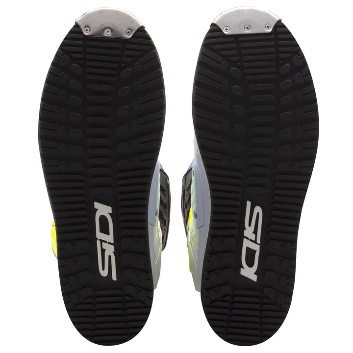 Sidi Crossair HD Enduro Boots Billy Bolt 2 - Sole View of Pair