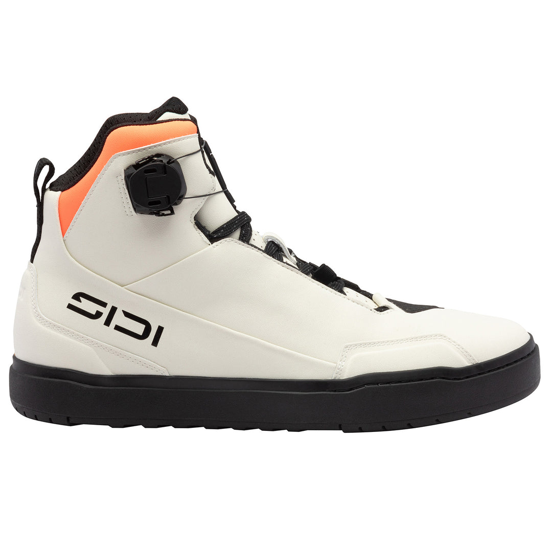 Sidi Kryo Riding Shoes Ice White - Outer Side View