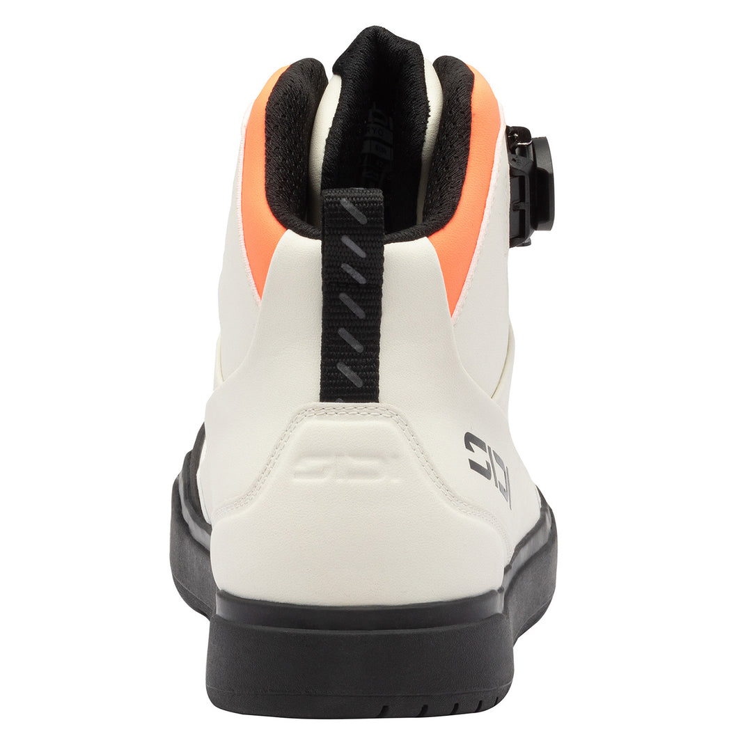 Sidi Kryo Riding Shoes Ice White - Rear View