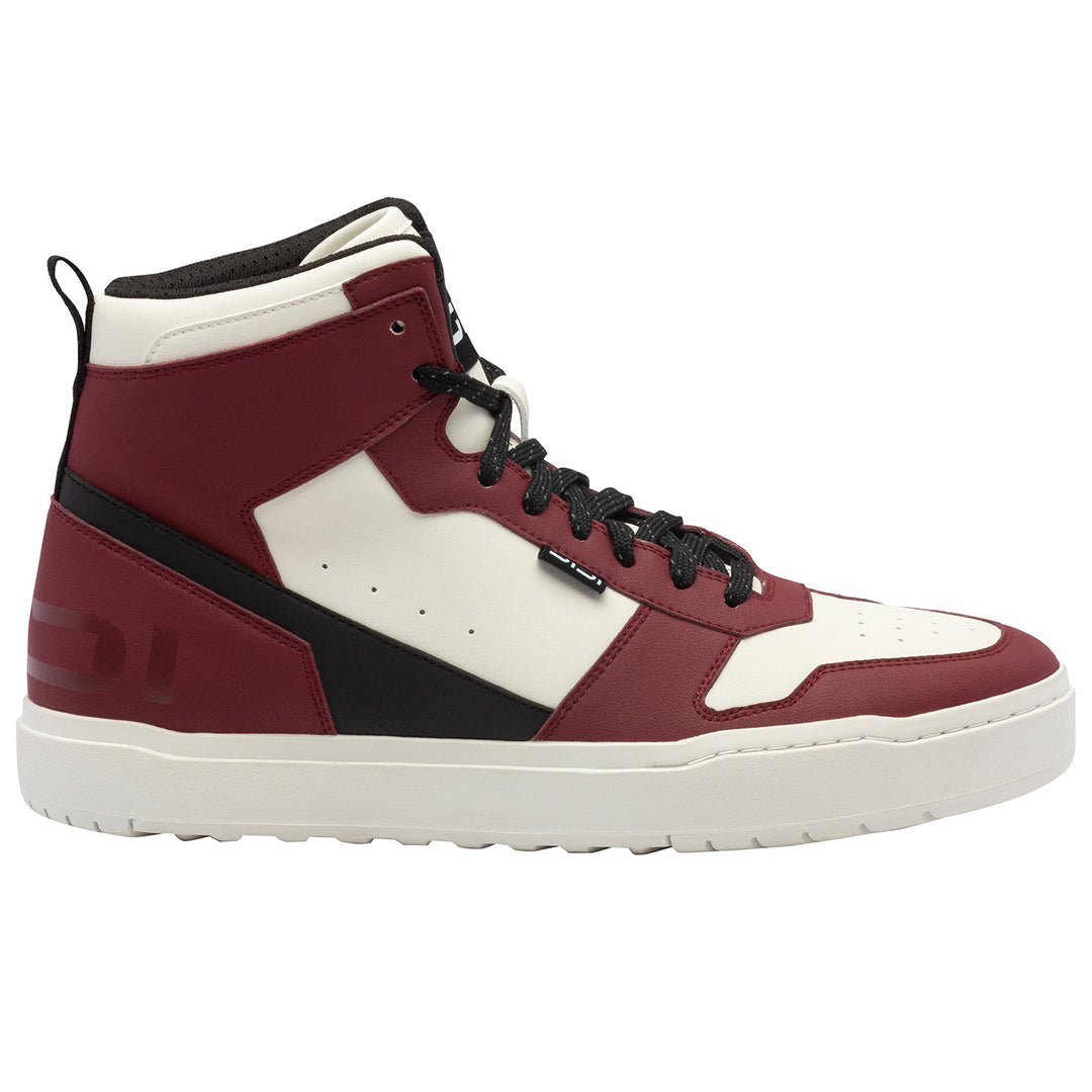 Sidi Lynx Riding Shoes Black/Dark Red - Outer Side View