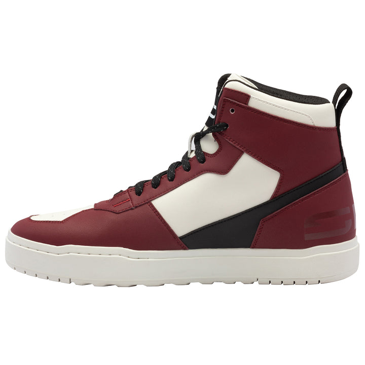 Sidi Lynx Riding Shoes Black/Dark Red - Inner Side View