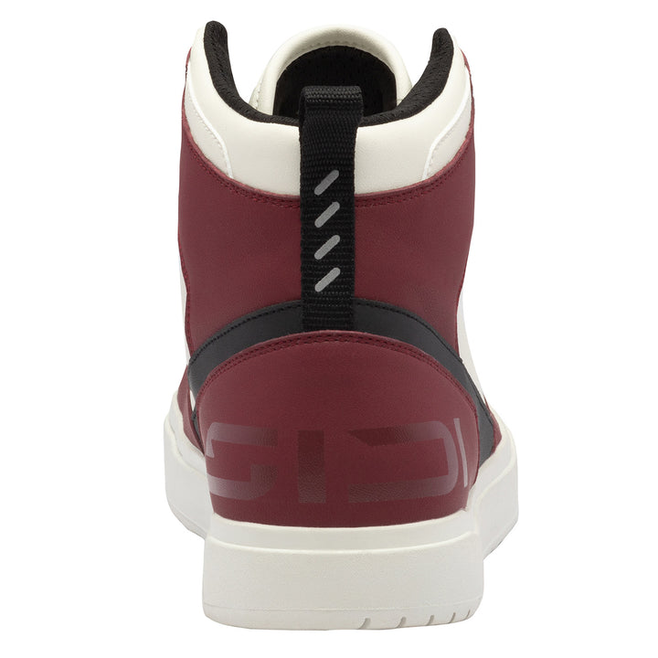 Sidi Lynx Riding Shoes Black/Dark Red - Rear View