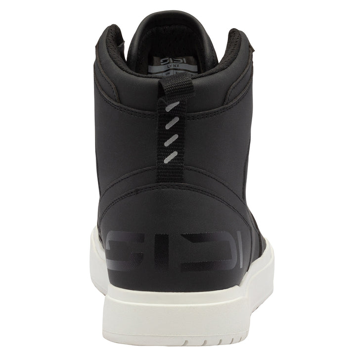 Sidi Lynx Riding Shoes Black/White - Rear View