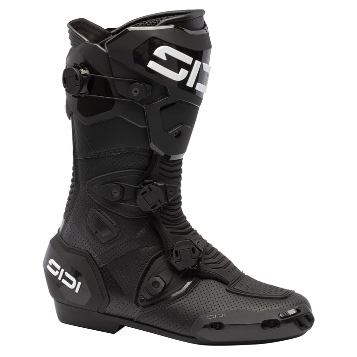 Sidi MAG-2 Air Boots Black - Angled Outer Side View